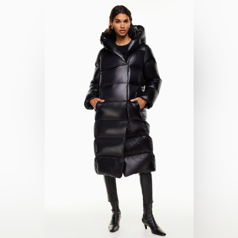 Aritzia Babaton The Duvet Puffer Long Coat